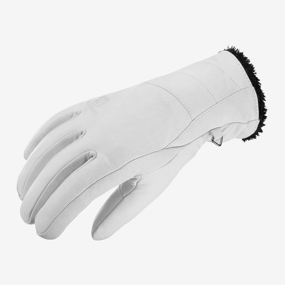 Salomon NATIVE W Guantes Mujer - Blancas - Colombia (83790-MJRF)